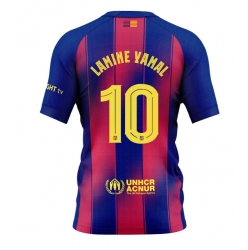 Strój piłkarski Barcelona Lamine Yamal #10 Koszulka Podstawowej 2025-26 Krótki Rękaw