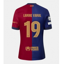 Strój piłkarski Barcelona Lamine Yamal #19 Koszulka Podstawowej 2024-25 Krótki Rękaw
