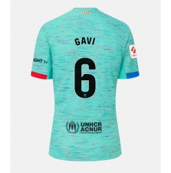 Strój piłkarski Barcelona Paez Gavi #6 Koszulka Trzeciej 2023-24 Krótki Rękaw
