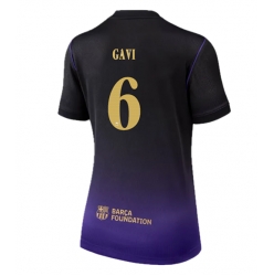 Strój piłkarski Barcelona Paez Gavi #6 Koszulka Wyjazdowej damskie 2026-27 Krótki Rękaw