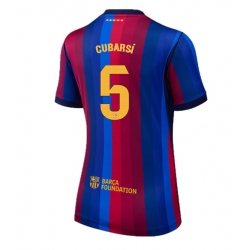 Strój piłkarski Barcelona Pau Cubarsi #5 Koszulka Podstawowej damskie 2026-27 Krótki Rękaw