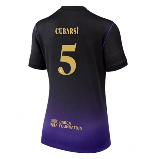 Strój piłkarski Barcelona Pau Cubarsi #5 Koszulka Wyjazdowej damskie 2026-27 Krótki Rękaw Strój piłkarski Barcelona Pau Cubarsi #5 Koszulka Wyjazdowej damskie 2026-27 Krótki Rękaw