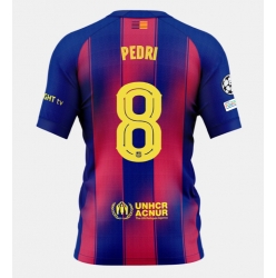 Strój piłkarski Barcelona Pedri Gonzalez #8 Koszulka Podstawowej 2025-26 Krótki Rękaw