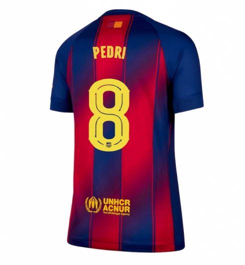Strój piłkarski Barcelona Pedri Gonzalez #8 Koszulka Podstawowej damskie 2025-26 Krótki Rękaw Strój piłkarski Barcelona Pedri Gonzalez #8 Koszulka Podstawowej damskie 2025-26 Krótki Rękaw
