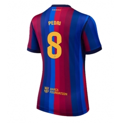 Strój piłkarski Barcelona Pedri Gonzalez #8 Koszulka Podstawowej damskie 2026-27 Krótki Rękaw