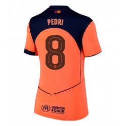 Strój piłkarski Barcelona Pedri Gonzalez #8 Koszulka Trzeciej damskie 2025-26 Krótki Rękaw