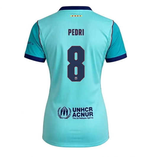 Strój piłkarski Barcelona Pedri Gonzalez #8 Koszulka Trzeciej damskie 2026-27 Krótki Rękaw Strój piłkarski Barcelona Pedri Gonzalez #8 Koszulka Trzeciej damskie 2026-27 Krótki Rękaw