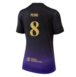 Strój piłkarski Barcelona Pedri Gonzalez #8 Koszulka Wyjazdowej damskie 2026-27 Krótki Rękaw