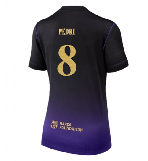 Strój piłkarski Barcelona Pedri Gonzalez #8 Koszulka Wyjazdowej damskie 2026-27 Krótki Rękaw Strój piłkarski Barcelona Pedri Gonzalez #8 Koszulka Wyjazdowej damskie 2026-27 Krótki Rękaw