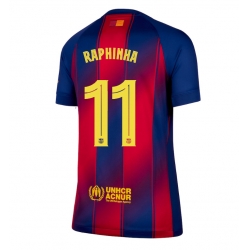 Strój piłkarski Barcelona Raphinha Belloli #11 Koszulka Podstawowej damskie 2025-26 Krótki Rękaw