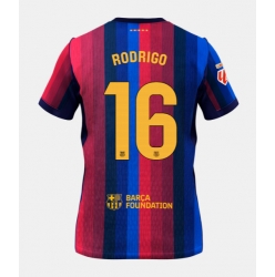Strój piłkarski Barcelona Rodri Hernandez #16 Koszulka Podstawowej 2026-27 Krótki Rękaw