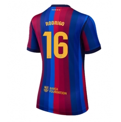 Strój piłkarski Barcelona Rodri Hernandez #16 Koszulka Podstawowej damskie 2026-27 Krótki Rękaw