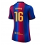 Strój piłkarski Barcelona Rodri Hernandez #16 Koszulka Podstawowej damskie 2026-27 Krótki Rękaw Strój piłkarski Barcelona Rodri Hernandez #16 Koszulka Podstawowej damskie 2026-27 Krótki Rękaw