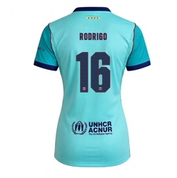 Strój piłkarski Barcelona Rodri Hernandez #16 Koszulka Trzeciej damskie 2026-27 Krótki Rękaw