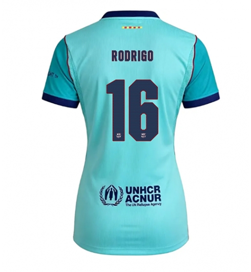 Strój piłkarski Barcelona Rodri Hernandez #16 Koszulka Trzeciej damskie 2026-27 Krótki Rękaw Strój piłkarski Barcelona Rodri Hernandez #16 Koszulka Trzeciej damskie 2026-27 Krótki Rękaw