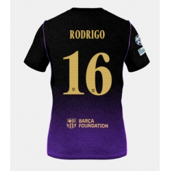 Strój piłkarski Barcelona Rodri Hernandez #16 Koszulka Wyjazdowej 2026-27 Krótki Rękaw