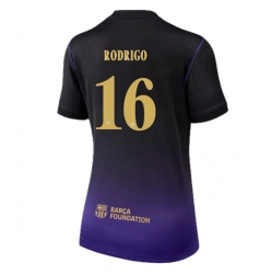 Strój piłkarski Barcelona Rodri Hernandez #16 Koszulka Wyjazdowej damskie 2026-27 Krótki Rękaw