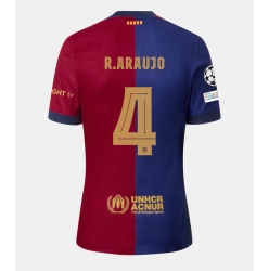 Strój piłkarski Barcelona Ronald Araujo #4 Koszulka Podstawowej 2024-25 Krótki Rękaw
