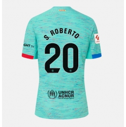 Strój piłkarski Barcelona Sergi Roberto #20 Koszulka Trzeciej damskie 2023-24 Krótki Rękaw