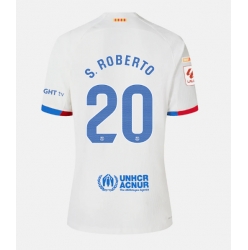 Strój piłkarski Barcelona Sergi Roberto #20 Koszulka Wyjazdowej 2023-24 Krótki Rękaw