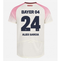 Strój piłkarski Bayer Leverkusen Aleix Garcia #24 Koszulka Wyjazdowej 2025-26 Krótki Rękaw