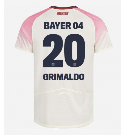 Strój piłkarski Bayer Leverkusen Alejandro Grimaldo #20 Koszulka Wyjazdowej 2025-26 Krótki Rękaw Strój piłkarski Bayer Leverkusen Alejandro Grimaldo #20 Koszulka Wyjazdowej 2025-26 Krótki Rękaw