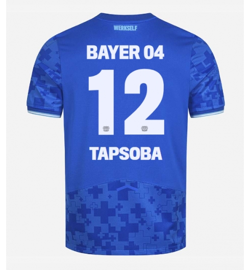 Strój piłkarski Bayer Leverkusen Edmond Tapsoba #12 Koszulka Trzeciej 2025-26 Krótki Rękaw Strój piłkarski Bayer Leverkusen Edmond Tapsoba #12 Koszulka Trzeciej 2025-26 Krótki Rękaw