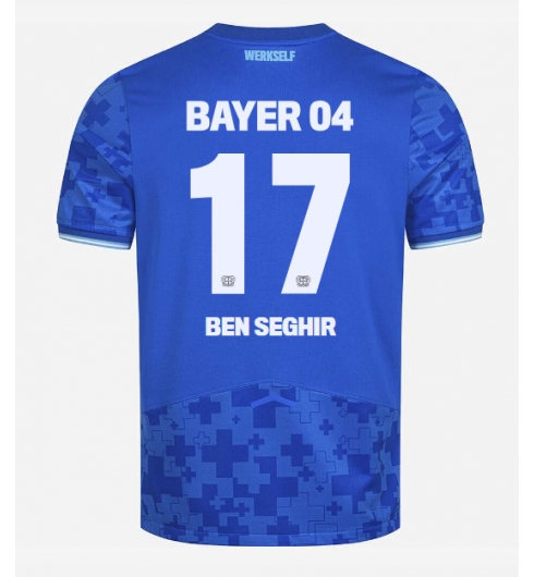 Strój piłkarski Bayer Leverkusen Eliesse Ben Seghir #17 Koszulka Trzeciej 2025-26 Krótki Rękaw Strój piłkarski Bayer Leverkusen Eliesse Ben Seghir #17 Koszulka Trzeciej 2025-26 Krótki Rękaw