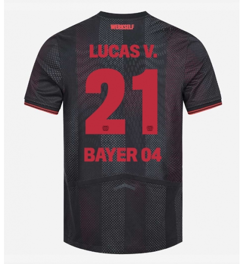 Strój piłkarski Bayer Leverkusen Lucas Vazquez #21 Koszulka Podstawowej 2025-26 Krótki Rękaw Strój piłkarski Bayer Leverkusen Lucas Vazquez #21 Koszulka Podstawowej 2025-26 Krótki Rękaw