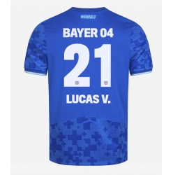Strój piłkarski Bayer Leverkusen Lucas Vazquez #21 Koszulka Trzeciej 2025-26 Krótki Rękaw