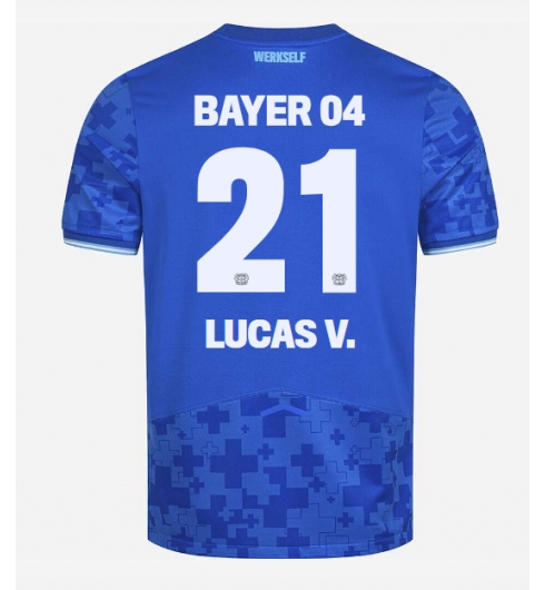 Strój piłkarski Bayer Leverkusen Lucas Vazquez #21 Koszulka Trzeciej 2025-26 Krótki Rękaw Strój piłkarski Bayer Leverkusen Lucas Vazquez #21 Koszulka Trzeciej 2025-26 Krótki Rękaw