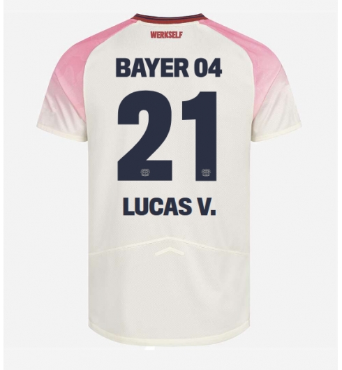 Strój piłkarski Bayer Leverkusen Lucas Vazquez #21 Koszulka Wyjazdowej 2025-26 Krótki Rękaw Strój piłkarski Bayer Leverkusen Lucas Vazquez #21 Koszulka Wyjazdowej 2025-26 Krótki Rękaw