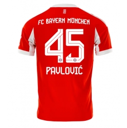 Strój piłkarski Bayern Munich Aleksandar Pavlovic #45 Koszulka Podstawowej 2025-26 Krótki Rękaw