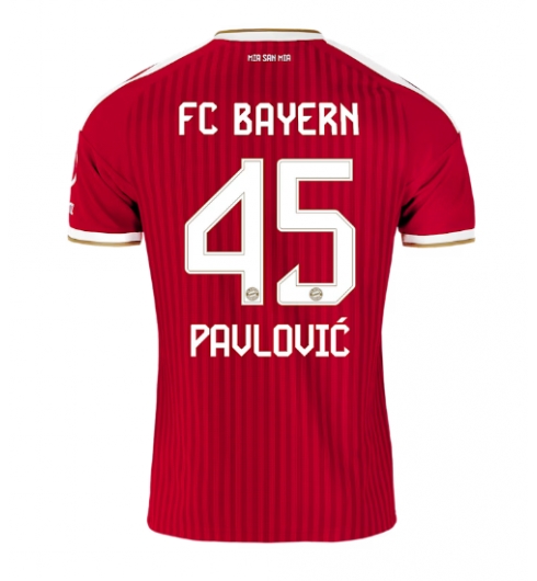 Strój piłkarski Bayern Munich Aleksandar Pavlovic #45 Koszulka Podstawowej 2026-27 Krótki Rękaw Strój piłkarski Bayern Munich Aleksandar Pavlovic #45 Koszulka Podstawowej 2026-27 Krótki Rękaw