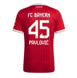 Strój piłkarski Bayern Munich Aleksandar Pavlovic #45 Koszulka Podstawowej damskie 2026-27 Krótki Rękaw