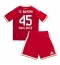 Strój piłkarski Bayern Munich Aleksandar Pavlovic #45 Koszulka Podstawowej dziecięce 2026-27 Krótki Rękaw (+ Krótkie spodenki)