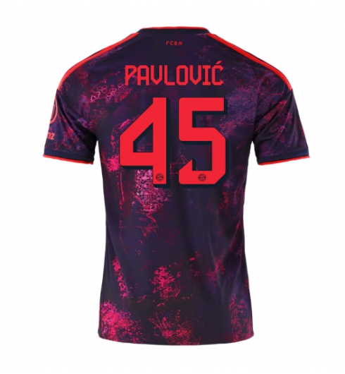 Strój piłkarski Bayern Munich Aleksandar Pavlovic #45 Koszulka Trzeciej 2026-27 Krótki Rękaw Strój piłkarski Bayern Munich Aleksandar Pavlovic #45 Koszulka Trzeciej 2026-27 Krótki Rękaw