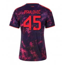 Strój piłkarski Bayern Munich Aleksandar Pavlovic #45 Koszulka Trzeciej damskie 2026-27 Krótki Rękaw