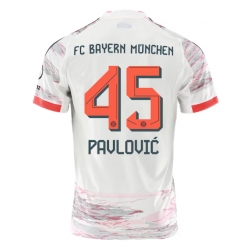 Strój piłkarski Bayern Munich Aleksandar Pavlovic #45 Koszulka Wyjazdowej 2025-26 Krótki Rękaw