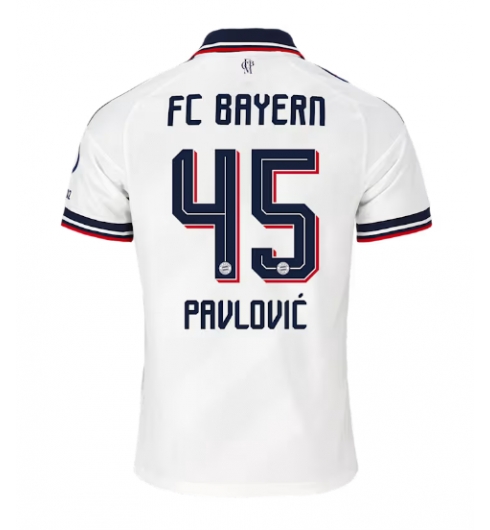 Strój piłkarski Bayern Munich Aleksandar Pavlovic #45 Koszulka Wyjazdowej 2026-27 Krótki Rękaw Strój piłkarski Bayern Munich Aleksandar Pavlovic #45 Koszulka Wyjazdowej 2026-27 Krótki Rękaw