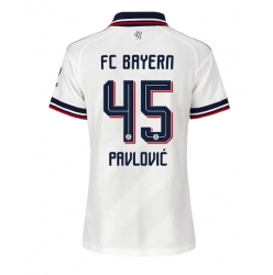 Strój piłkarski Bayern Munich Aleksandar Pavlovic #45 Koszulka Wyjazdowej damskie 2026-27 Krótki Rękaw