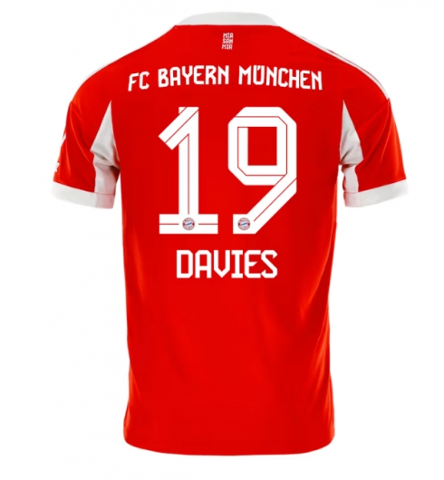 Strój piłkarski Bayern Munich Alphonso Davies #19 Koszulka Podstawowej 2025-26 Krótki Rękaw Strój piłkarski Bayern Munich Alphonso Davies #19 Koszulka Podstawowej 2025-26 Krótki Rękaw