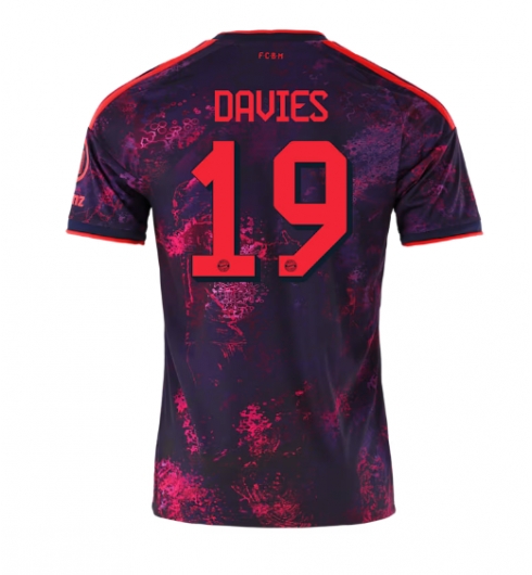 Strój piłkarski Bayern Munich Alphonso Davies #19 Koszulka Trzeciej 2026-27 Krótki Rękaw Strój piłkarski Bayern Munich Alphonso Davies #19 Koszulka Trzeciej 2026-27 Krótki Rękaw