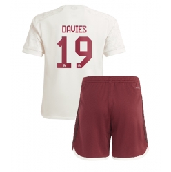 Strój piłkarski Bayern Munich Alphonso Davies #19 Koszulka Trzeciej dziecięce 2023-24 Krótki Rękaw (+ Krótkie spodenki)