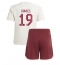 Strój piłkarski Bayern Munich Alphonso Davies #19 Koszulka Trzeciej dziecięce 2023-24 Krótki Rękaw (+ Krótkie spodenki)