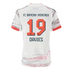 Strój piłkarski Bayern Munich Alphonso Davies #19 Koszulka Wyjazdowej damskie 2025-26 Krótki Rękaw