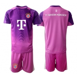 Strój piłkarski Bayern Munich Bramkarskie Koszulka Trzeciej dziecięce 2025-26 Krótki Rękaw (+ Krótkie spodenki)