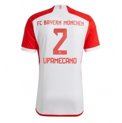 Strój piłkarski Bayern Munich Dayot Upamecano #2 Koszulka Podstawowej 2023-24 Krótki Rękaw