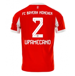 Strój piłkarski Bayern Munich Dayot Upamecano #2 Koszulka Podstawowej 2025-26 Krótki Rękaw