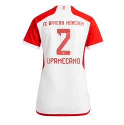 Strój piłkarski Bayern Munich Dayot Upamecano #2 Koszulka Podstawowej damskie 2023-24 Krótki Rękaw